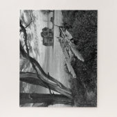 Altes Bauernhaus im ländlichen Oregon aufgegeben Puzzle (Vertikal)