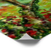 Altes Bauernhaus in Chianti - Toskana Landschaft Poster (Ecke)