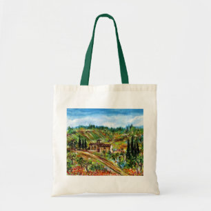 ALTES BAUERNHAUS IN CHIANTI TOSKANA LANDSCHAFT TRAGETASCHE