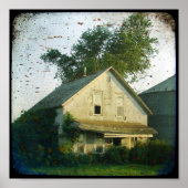 Altes Bauernhaus Poster (Vorne)