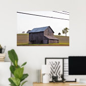 Altes Bauernhaus Poster (Heimbüro)