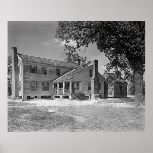 Altes Bauernhaus Poster (Vorne)