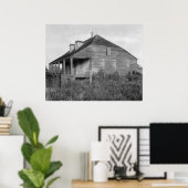 Altes Bauernhaus Poster (Heimbüro)