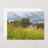 Altes Bauernhaus Postkarte (Vorne/Hinten)