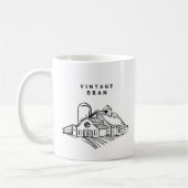 Altes Bauernhaus | Rustikaler Landhausstil Kaffeetasse (Links)