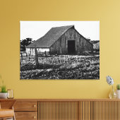 Altes Bauernhaus Stall dunkel Stretched Canvas Pri Leinwanddruck (Insitu (Wohnzimmer))