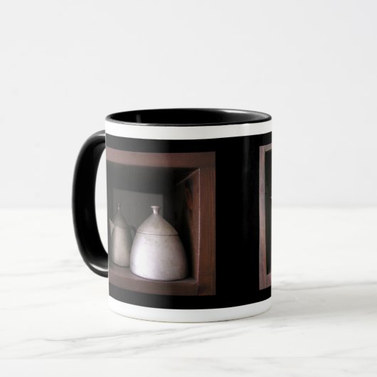 Altes Bauernhof-Leben Tasse (Vorderseite Links)