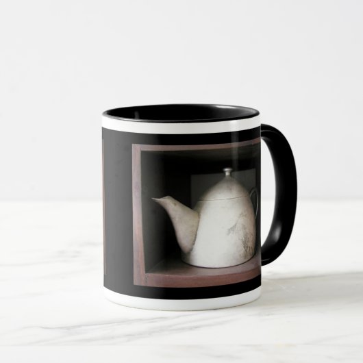 Altes Bauernhof-Leben Tasse (VorderseiteRechts)