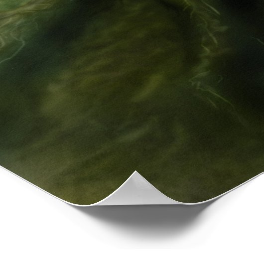 altes Baumfantasy-Poster Poster (Ecke)