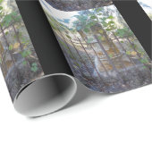 Altes bearbeitetes geschenkpapier (Rolleneckpunkt)