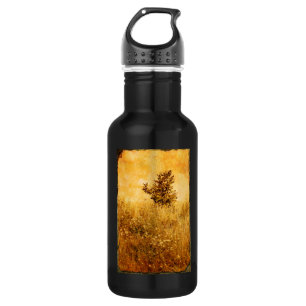 Altes Bild der Landschaft Edelstahlflasche