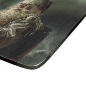 Altes Bild der Magie des Weihnachtsmannes C Schneidebrett (Ecke)