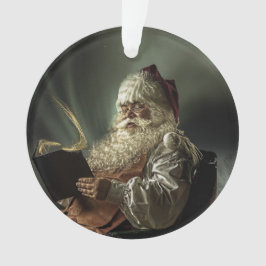 Altes Bild des Weihnachtsmannes, die Magie der Wei Ornament