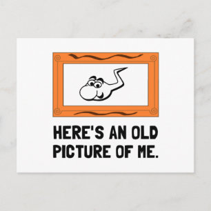 Altes Bild von mir Postkarte