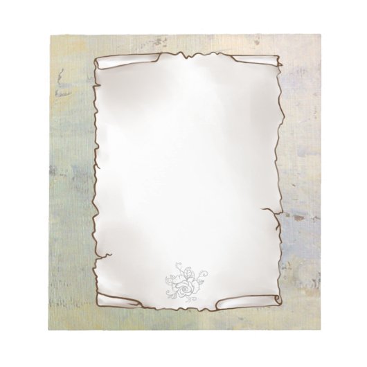 Altes Blatt Notizblock (Vorderseite)