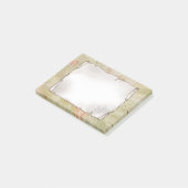 Altes Blatt post-it klebezettel (angewinkelt)
