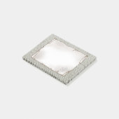 Altes Blatt post-it klebezettel (angewinkelt)