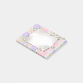 Altes Blatt post-it klebezettel (angewinkelt)