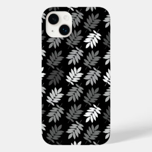 Altes Blattmuster Schwarz Weiß Grau Case-Mate iPhone 14 Plus Hülle