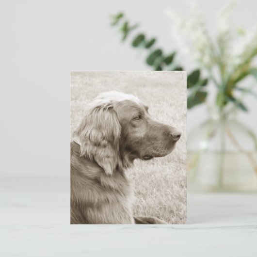 Altes Blau Postkarte (Stehend Vorderseite)