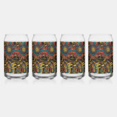 Altes blaues "Aztec Dream" 16oz Set Dosenglas (Rechts)
