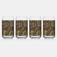 Altes blaues "Aztec Dream" 16oz Set