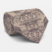 Altes Blumenmuster neu überarbeitet Krawatte 1 (Gerollt)