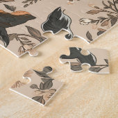 Altes Blumenmuster Puzzle (Seite)