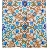Altes Blumenmuster, William Morris Duschvorhang (Vorderseite)