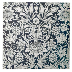 Altes Blumenmuster, William Morris Fliese