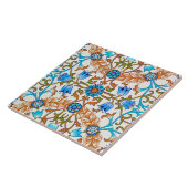 Altes Blumenmuster, William Morris Fliese (Seite)