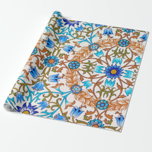 Altes Blumenmuster, William Morris Geschenkpapier