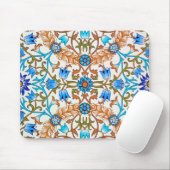 Altes Blumenmuster, William Morris Mousepad (Mit Mouse)