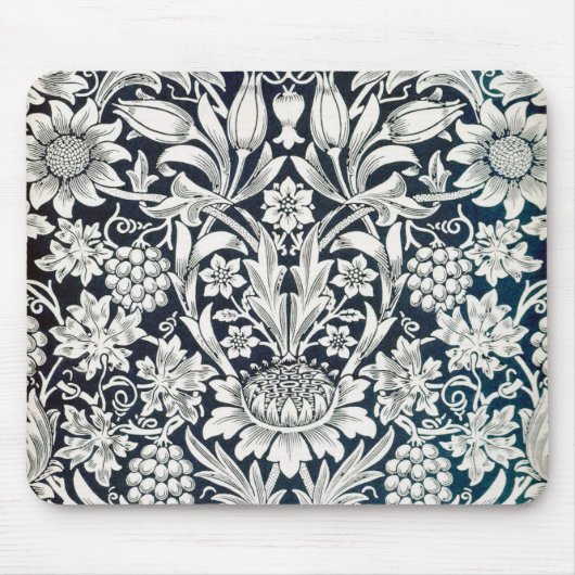 Altes Blumenmuster, William Morris Mousepad (Vorne)