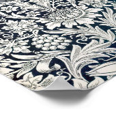 Altes Blumenmuster, William Morris Poster (Ecke)