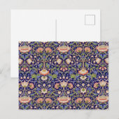 Altes Blumenmuster, William Morris Postkarte (Vorne/Hinten)