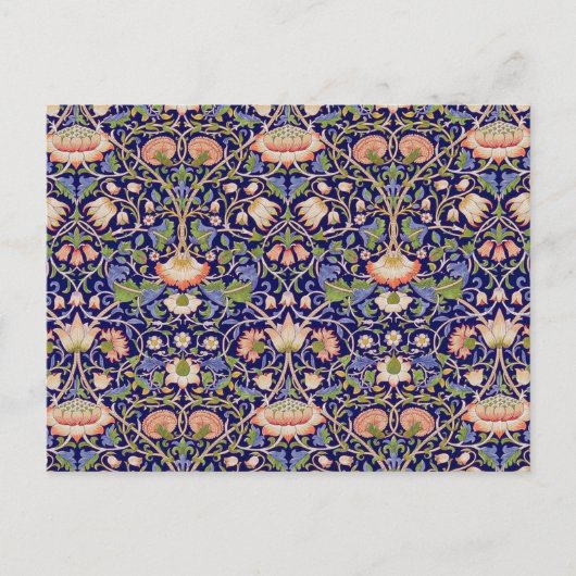 Altes Blumenmuster, William Morris Postkarte (Vorderseite)