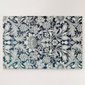 Altes Blumenmuster, William Morris Puzzle (Horizontal)