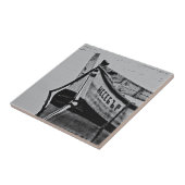 Altes Boot Fliese (Seite)