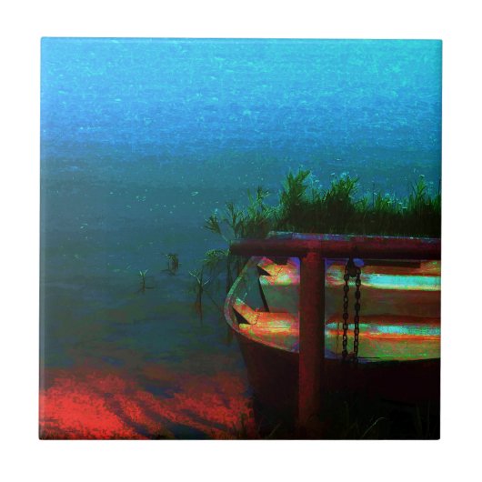 Altes Boot Fliese (Vorderseite)