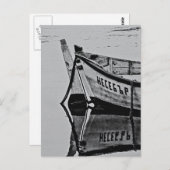 Altes Boot Postkarte (Vorne/Hinten)