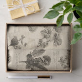 Altes Botanisches Blumenmuster (11) Seidenpapier (Geschenk)