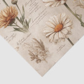 Altes Botanisches Blumenmuster (8) Seidenpapier (Detail)