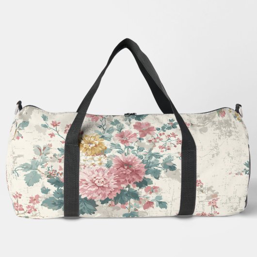 Altes Bouquet mit Charme Duffle Bag (Vorderseite)