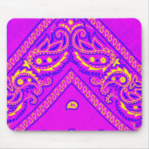 Altes braunes Bandana 5 Mousepad