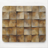 Altes braunes Fliesenmuster Mousepad (Vorne)