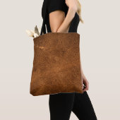 Altes braunes Leder Tasche (Von Nahem)