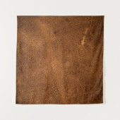 Altes braunes Leder Wandteppich (Vorderseite (Horizontal))