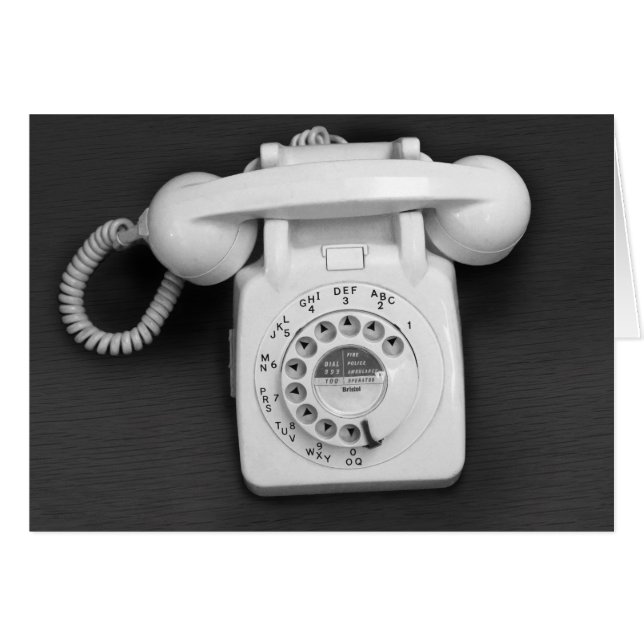 Altes britisches Telefon (Vorderseite (Horizontal))
