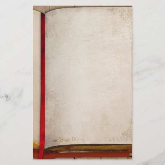 Altes Buch Briefpapier (Vorderseite)